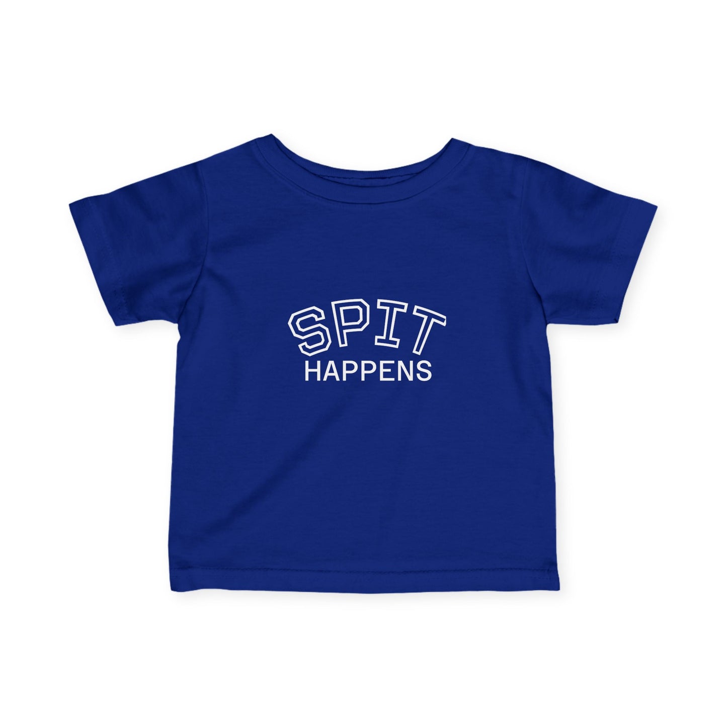 Spit Happens Funny Baby Tee – Adorable & Comfy! - Little Moon