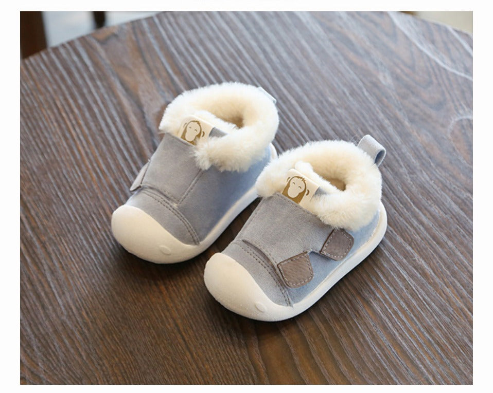 Velvet Cotton Toddler Shoes – Soft, Warm & Stylish! - Little Moon