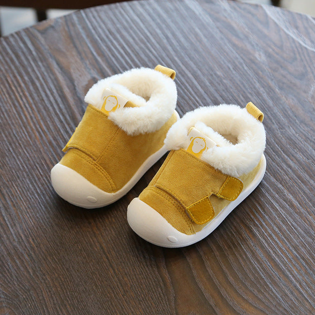 Velvet Cotton Toddler Shoes – Soft, Warm & Stylish! - Little Moon