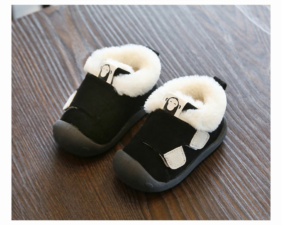 Velvet Cotton Toddler Shoes – Soft, Warm & Stylish! - Little Moon