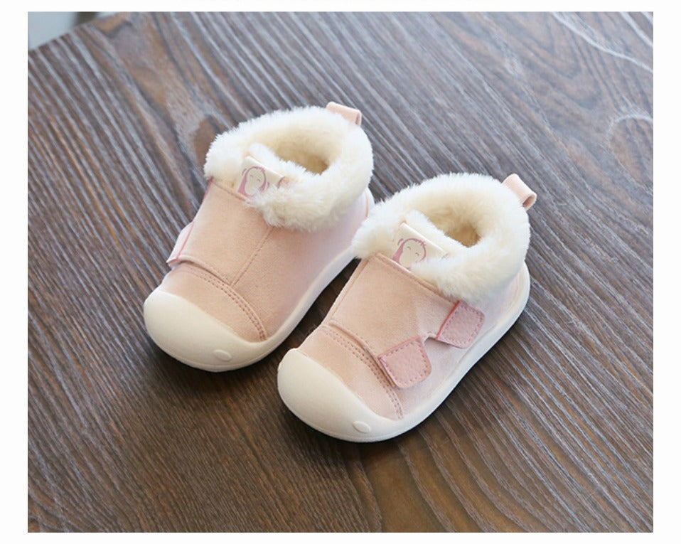 Velvet Cotton Toddler Shoes – Soft, Warm & Stylish! - Little Moon