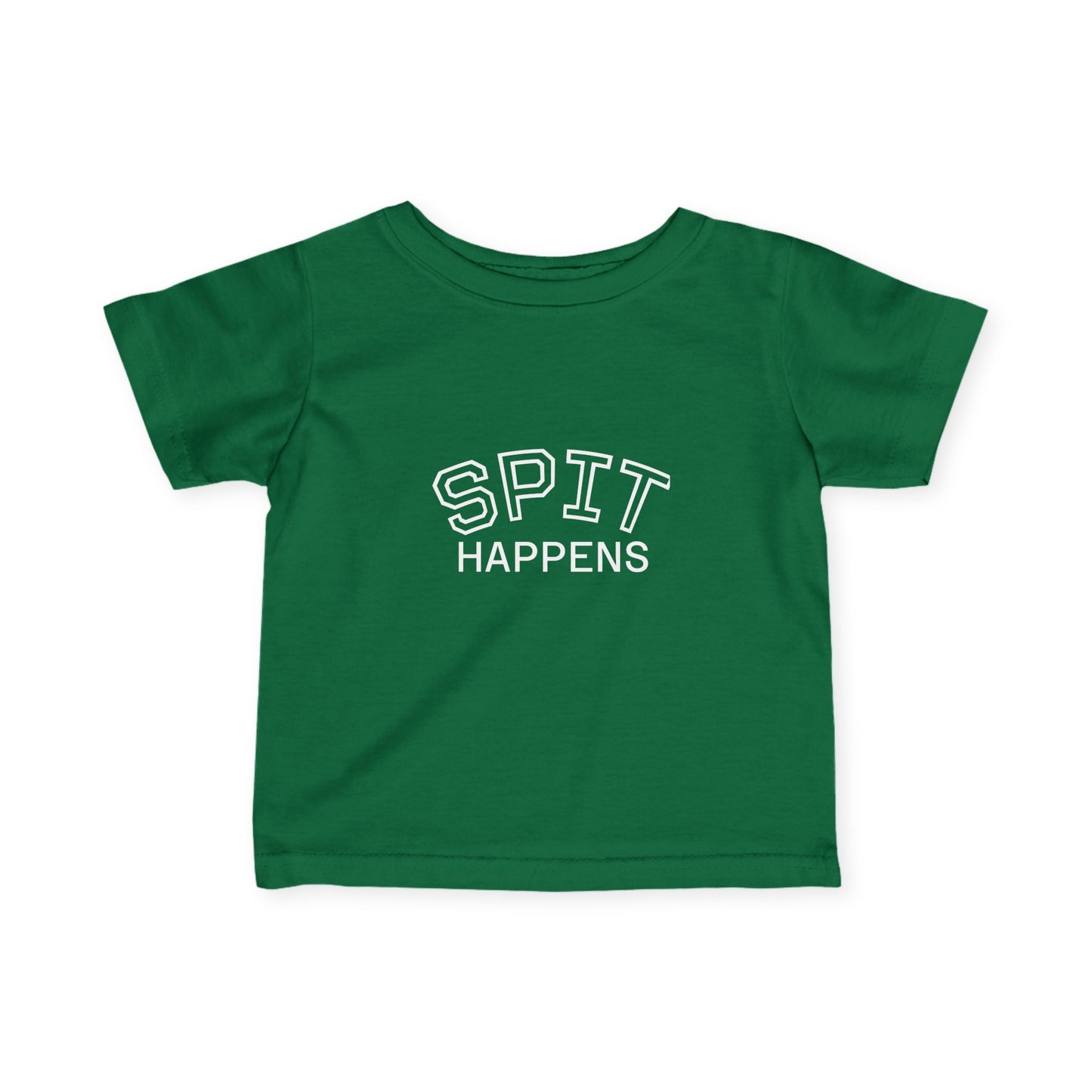 Spit Happens Funny Baby Tee – Adorable & Comfy! - Little Moon