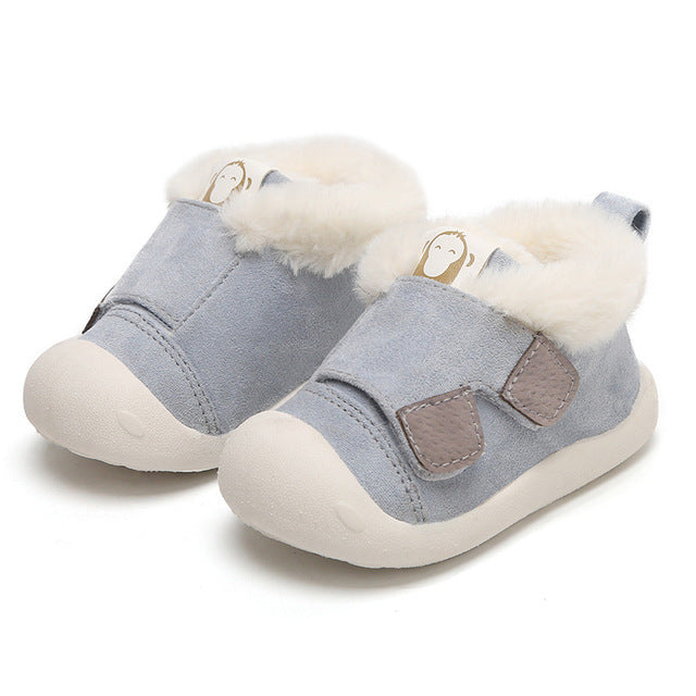Velvet Cotton Toddler Shoes – Soft, Warm & Stylish! - Little Moon