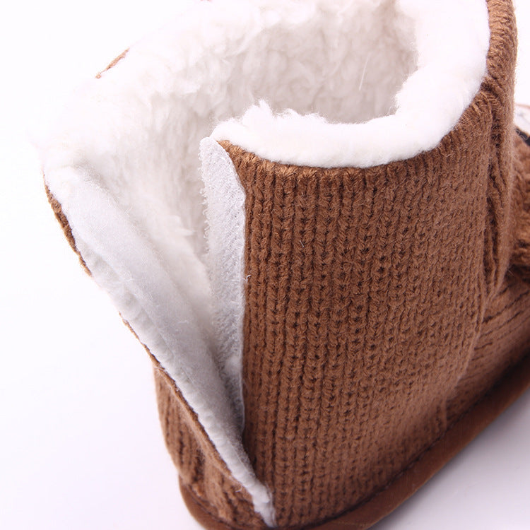 Cozy Knit Bear Booties – Perfect for Fall & Winter! - Little Moon
