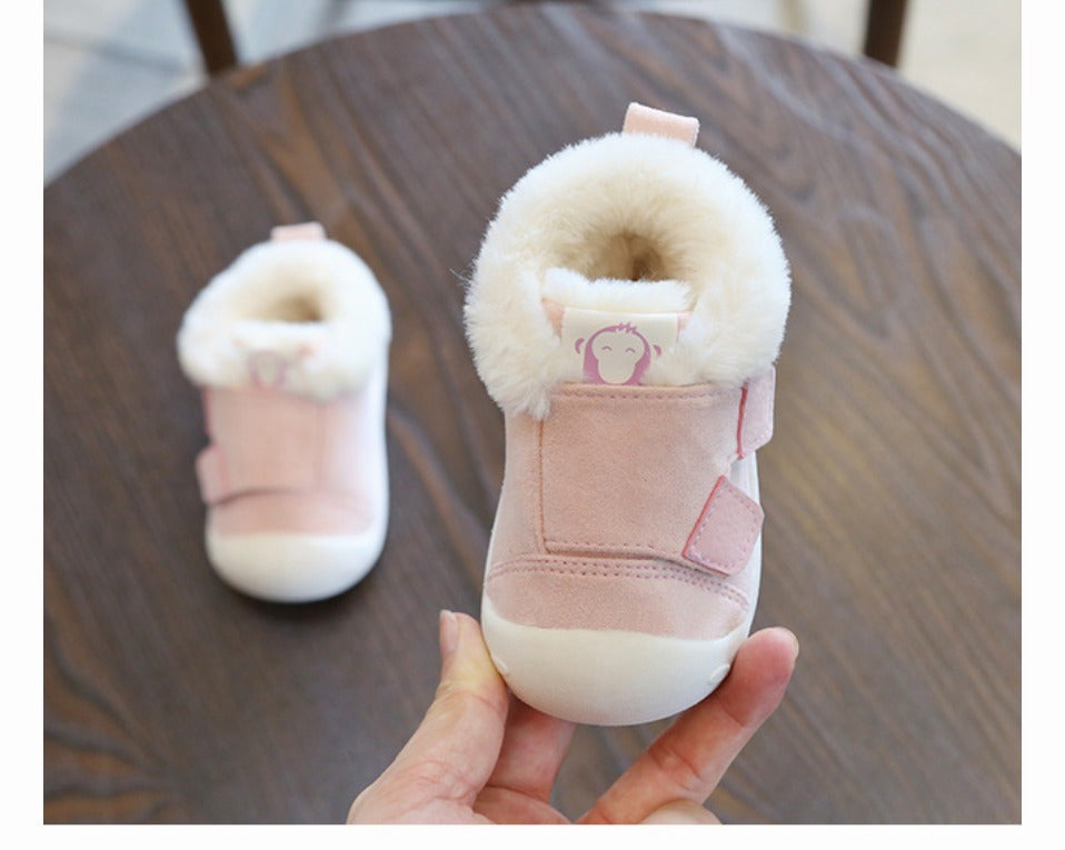 Velvet Cotton Toddler Shoes – Soft, Warm & Stylish! - Little Moon