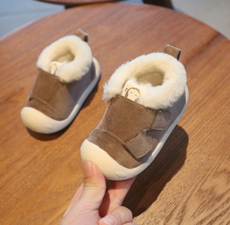 Velvet Cotton Toddler Shoes – Soft, Warm & Stylish! - Little Moon