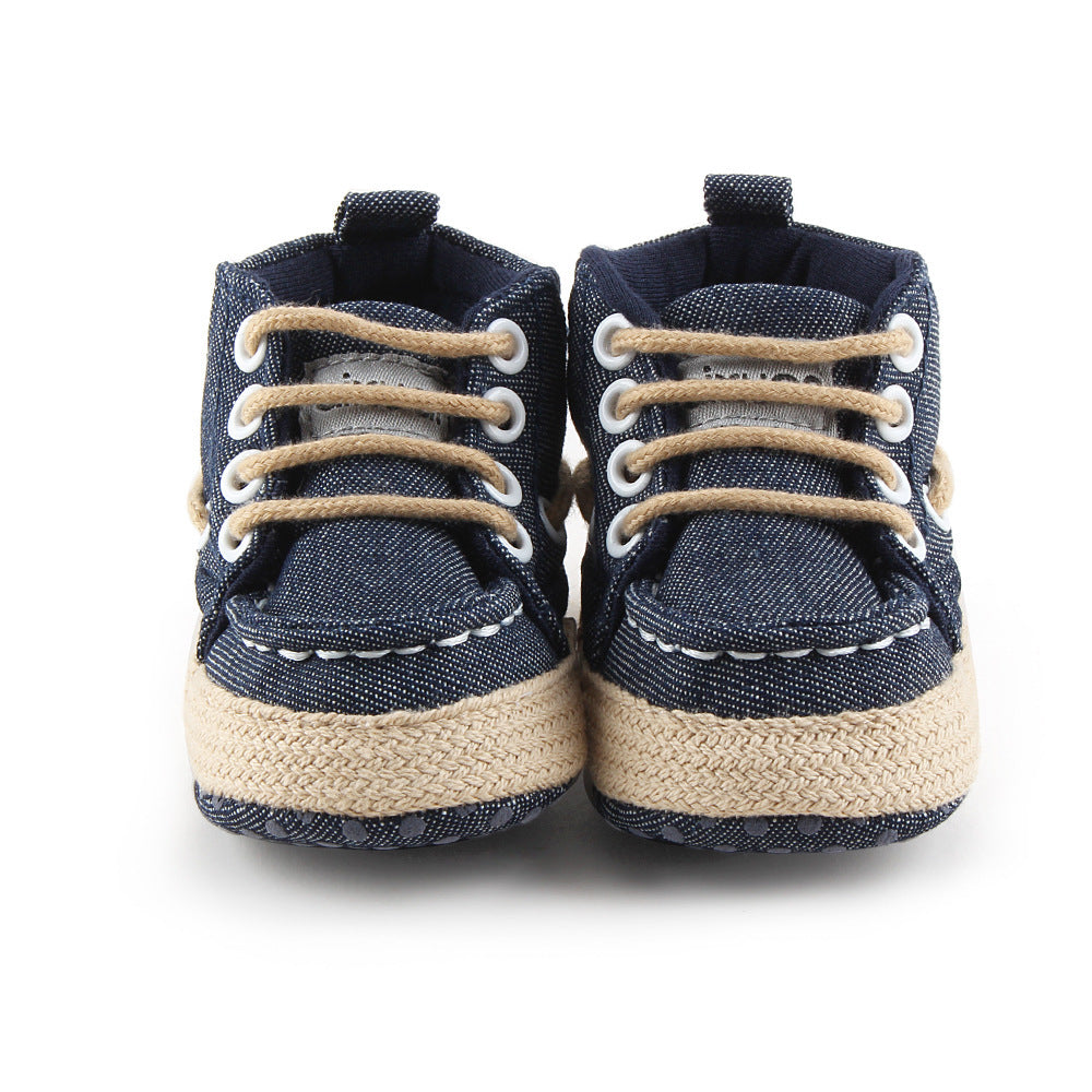 Denim-Inspired Baby Shoes – Stylish, Soft & Street-Ready! - Little Moon