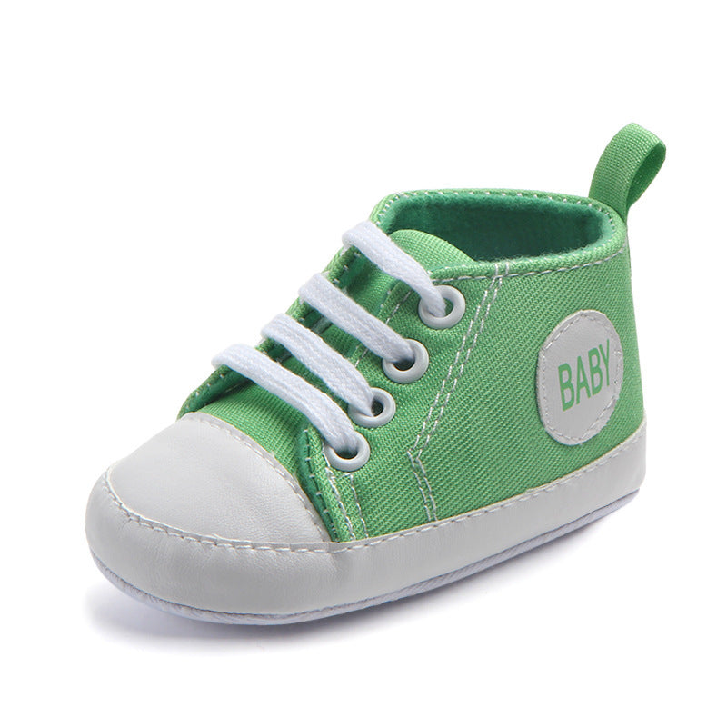 Classic Canvas Baby Sneakers – Soft, Sporty & Non-Slip - Little Moon