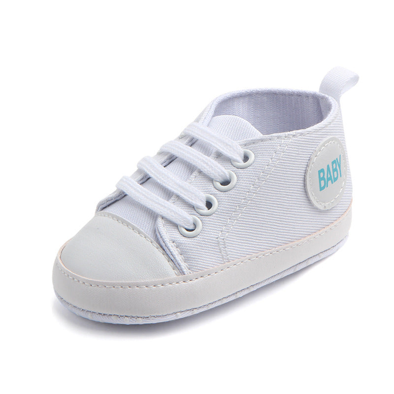 Classic Canvas Baby Sneakers – Soft, Sporty & Non-Slip - Little Moon