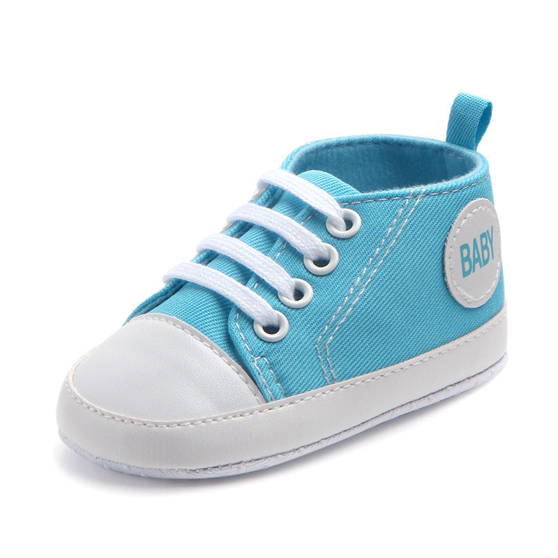 Classic Canvas Baby Sneakers – Soft, Sporty & Non-Slip - Little Moon