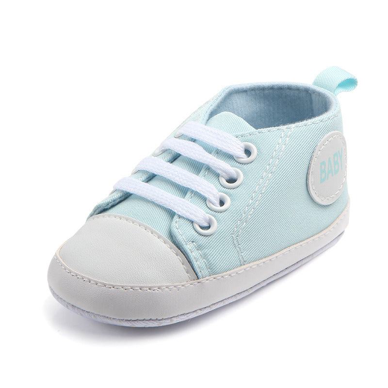 Classic Canvas Baby Sneakers – Soft, Sporty & Non-Slip - Little Moon