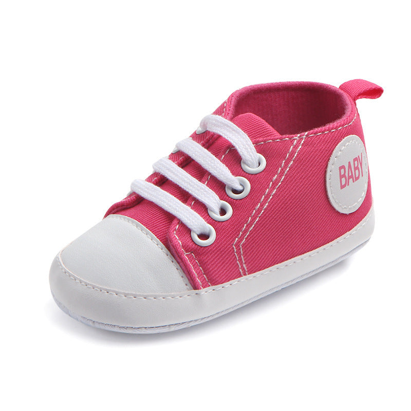 Classic Canvas Baby Sneakers – Soft, Sporty & Non-Slip - Little Moon