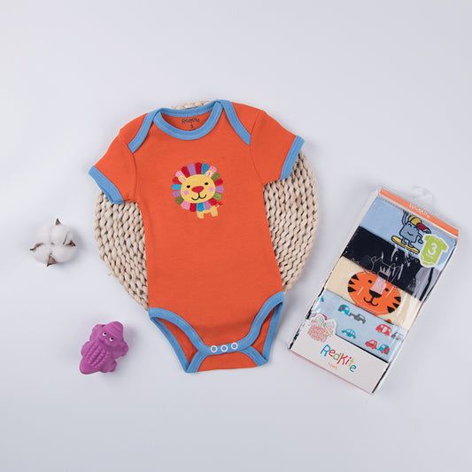 5-Pack Baby Bodysuits – Soft, Snug & Snap-Ready! - Little Moon
