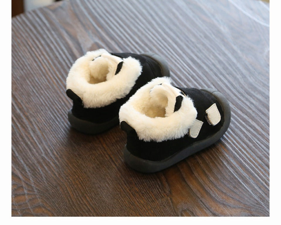 Velvet Cotton Toddler Shoes – Soft, Warm & Stylish! - Little Moon