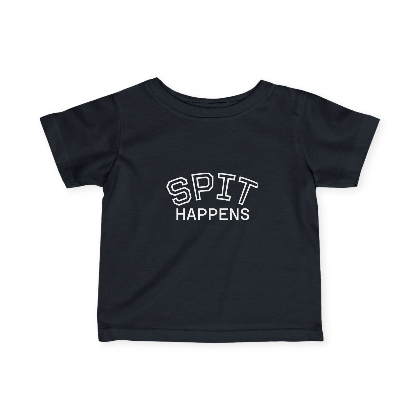 Spit Happens Funny Baby Tee – Adorable & Comfy! - Little Moon