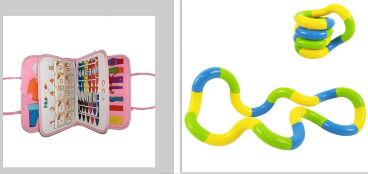 Preschool Busy Book – Buttoning & Sensory Learning - Little Moon