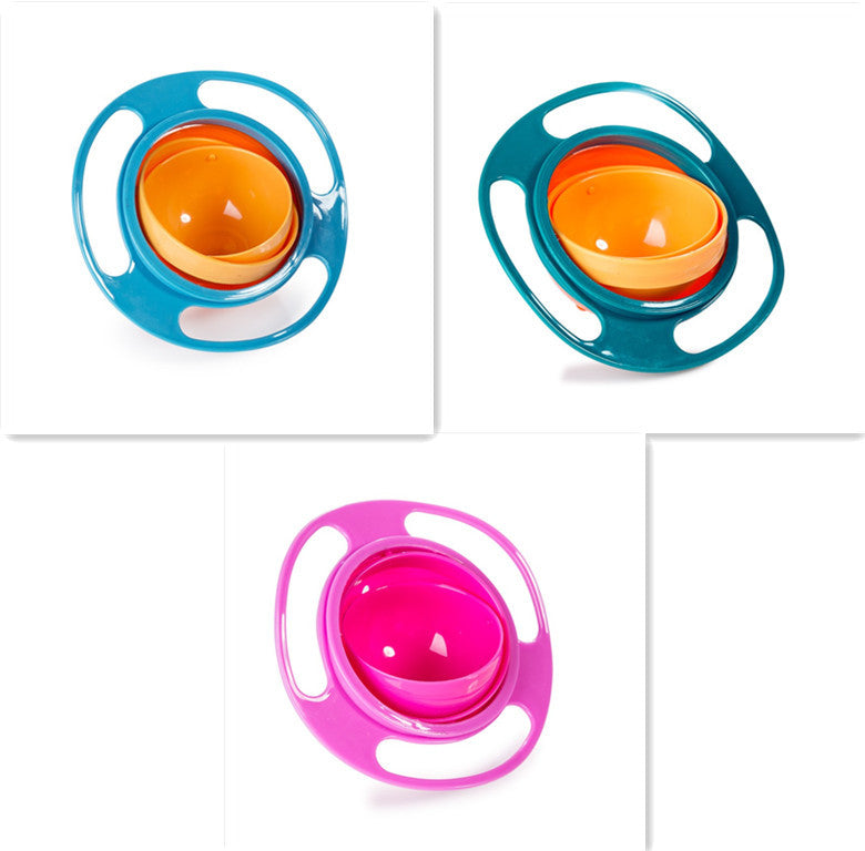 Fantastic Spill-proof Bowl with built-in 360 Rotation - Little Moon