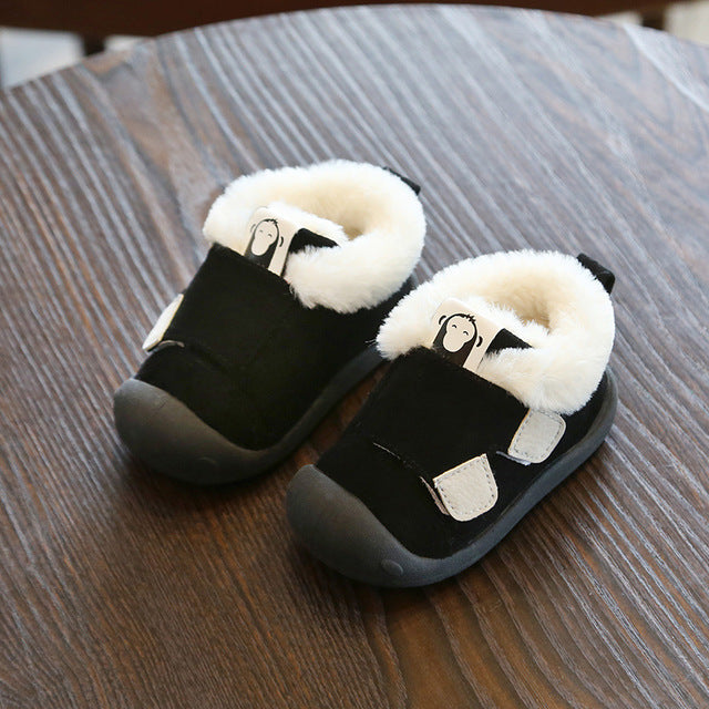 Velvet Cotton Toddler Shoes – Soft, Warm & Stylish! - Little Moon