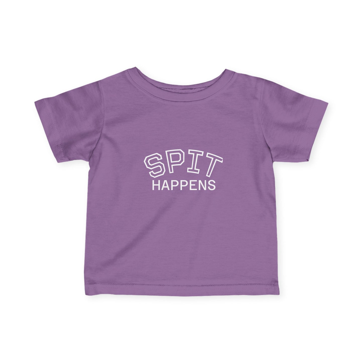 Spit Happens Funny Baby Tee – Adorable & Comfy! - Little Moon