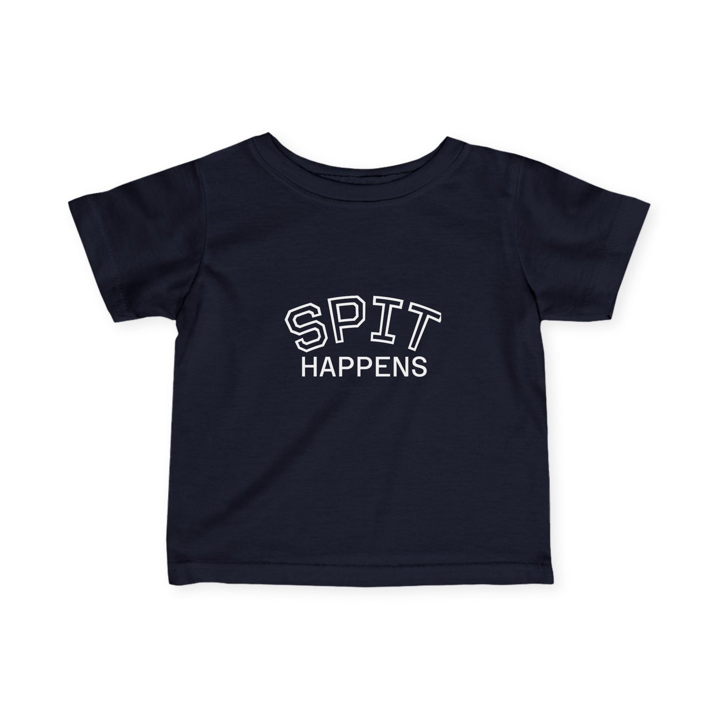 Spit Happens Funny Baby Tee – Adorable & Comfy! - Little Moon