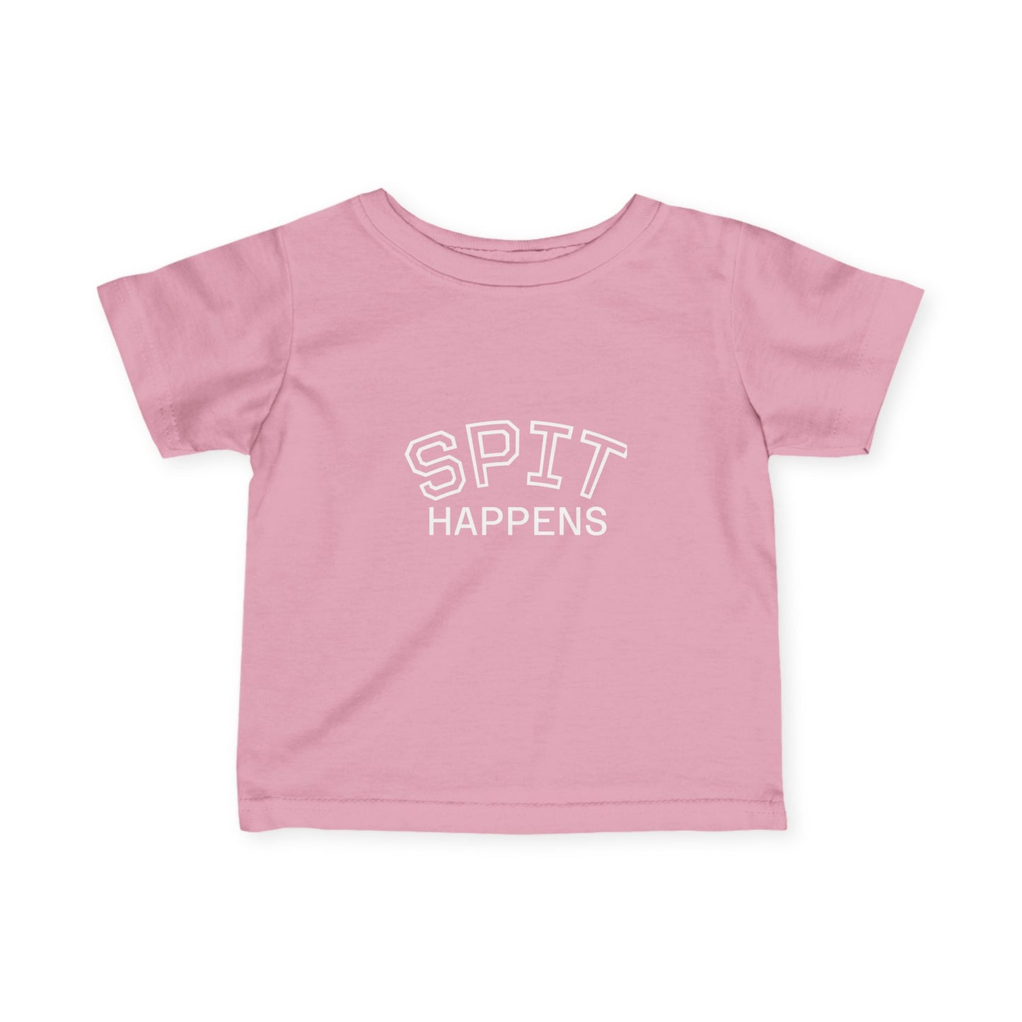 Spit Happens Funny Baby Tee – Adorable & Comfy! - Little Moon