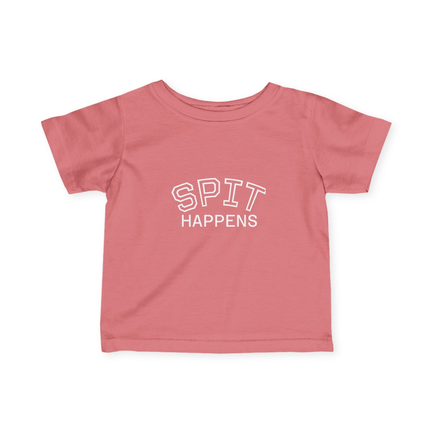 Spit Happens Funny Baby Tee – Adorable & Comfy! - Little Moon