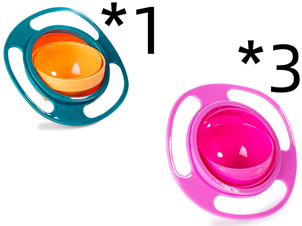 Fantastic Spill-proof Bowl with built-in 360 Rotation - Little Moon