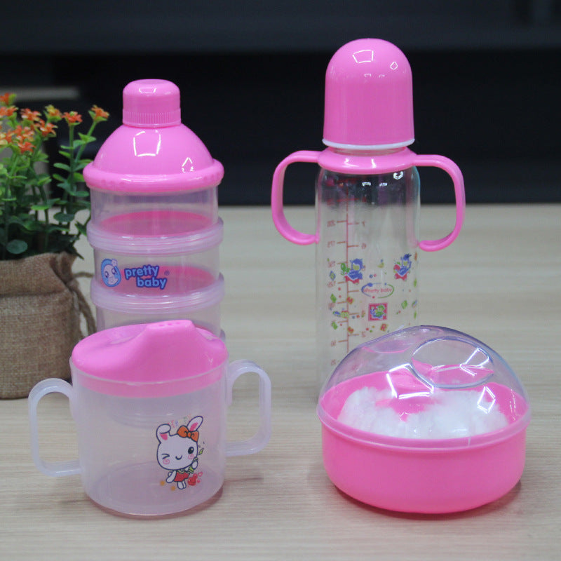 Baby & Toddler 4-Piece Milk Bottle & Care Set - Little Moon