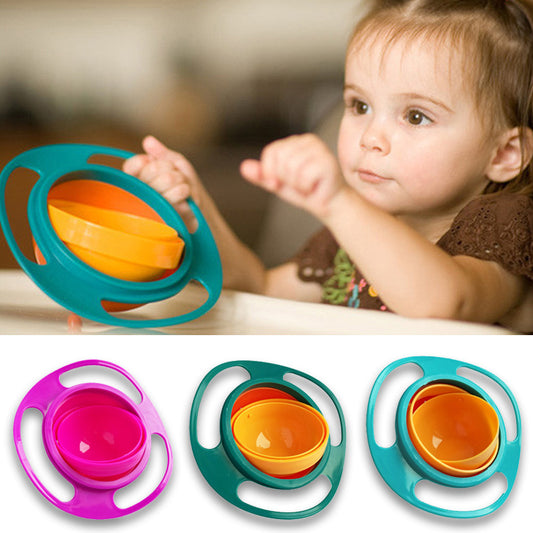 Fantastic Spill-proof Bowl with built-in 360 Rotation - Little Moon